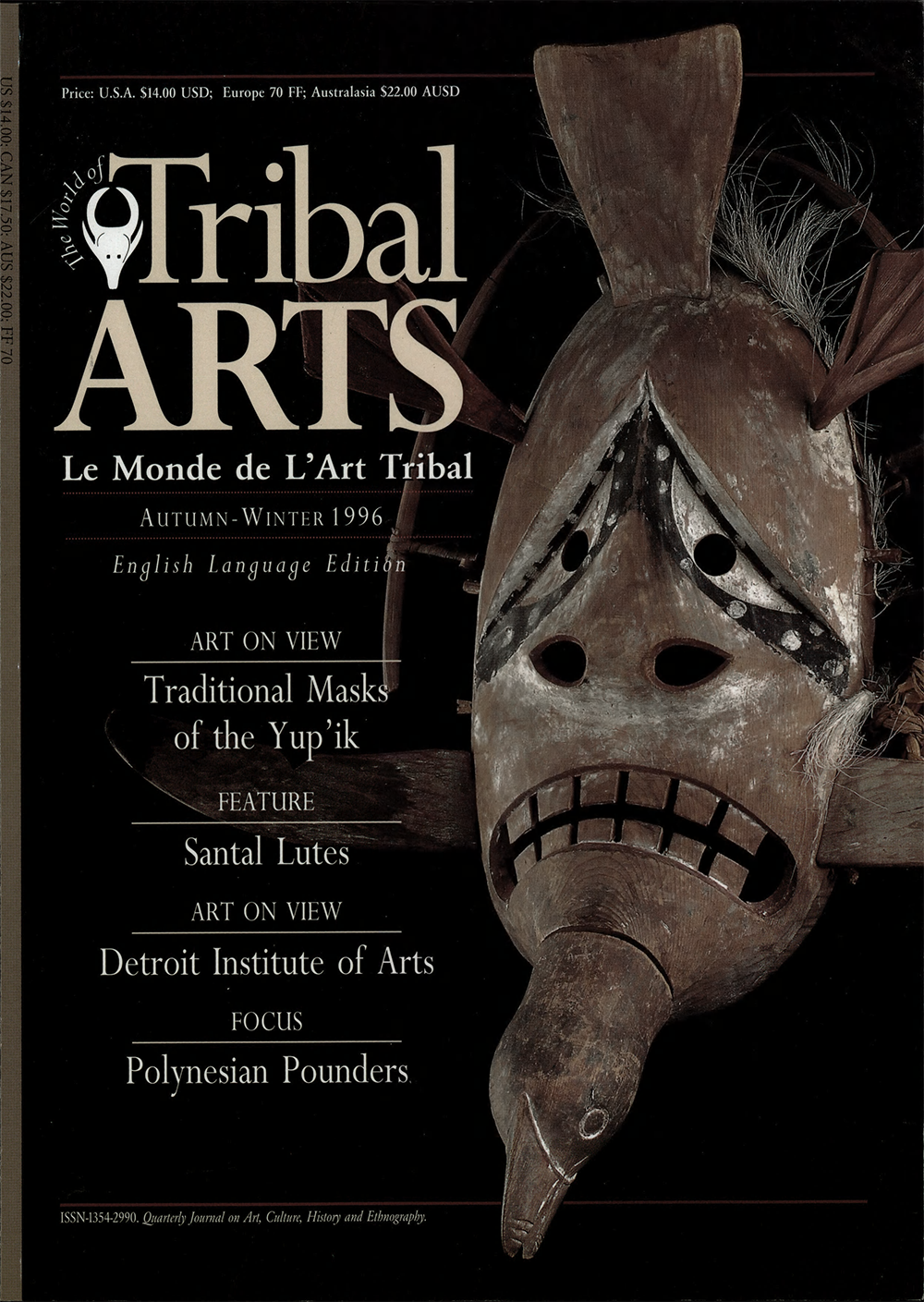 Tribal Arts Magazine Le Monde de L'Art Tribal Collectible Autumn 1995 hotsell Issue English Language Edition ~TAA/95