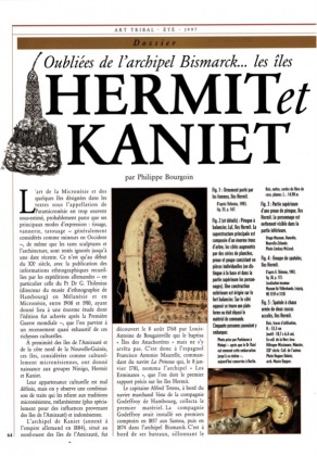 The Forgotten Islands of the Bismarck Archipelago: the Hermits and Kaniets