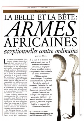 La Belle et la Bête : Armes africaines exceptionnelles contre ordinaires