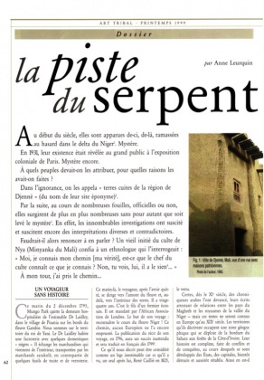 La piste du Serpent