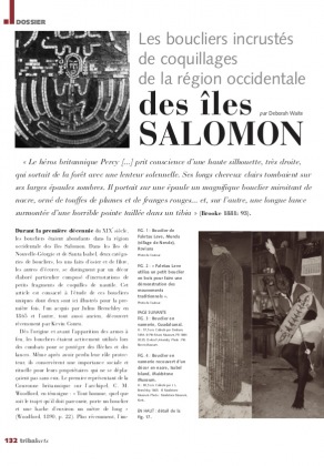 Les boucliers incrustés de coquillages de la région occidentale des îles Salomon