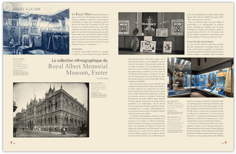 La collection ethnographique du Royal Albert Memorial Museum, Exeter Tony Eccles T114